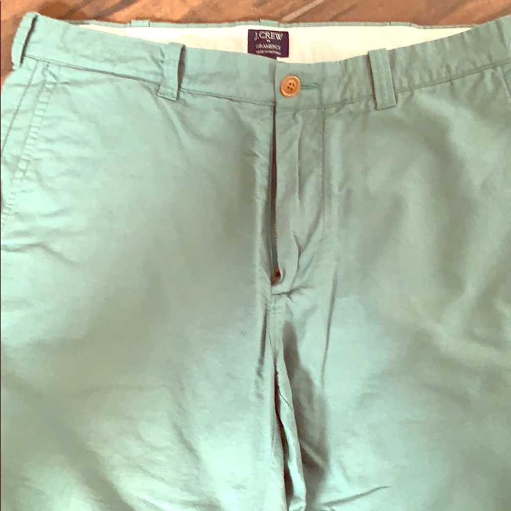 9”. Jcrew gramercy short. Light green (34 waist)